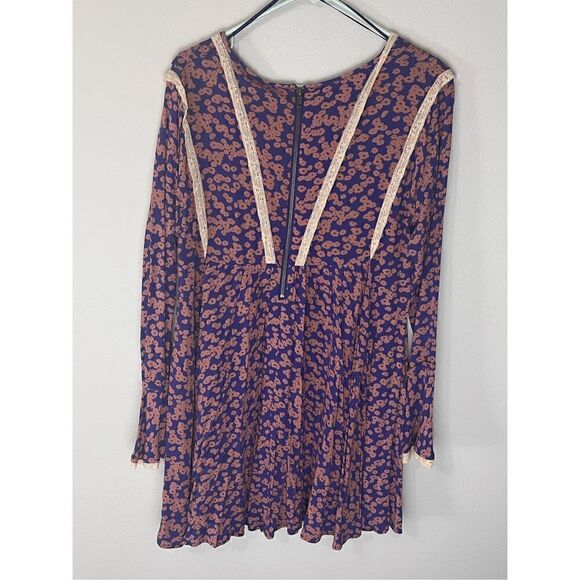 NWT Free People Like You Best Boho Festival Renaissance Mini Dress Size XS - Picture 8 of 13